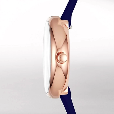 Signatur Blue Leather Watch-2