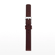 12mm Standard Leather Watch Strap, Dark Brown