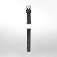 19mm Holst Leather Watch Strap, Black