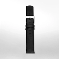 19mm Holst Leather Watch Strap, Black