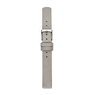 12mm Standard Mainsail Leather Interchangeable Strap, Gray