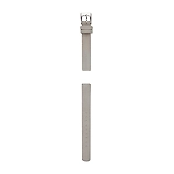 12mm Standard Mainsail Leather Interchangeable Strap, Gray