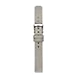 12mm Standard Mainsail Leather Interchangeable Strap, Gray-2-sm
