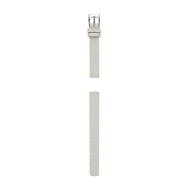 12mm Standard Mainsail Leather Watch Strap, Light Gray-1
