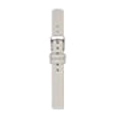 12mm Standard Mainsail Leather Watch Strap, Light Gray-2