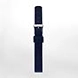 12mm Standard Leather Watch Strap, Navy Blue-2-sm