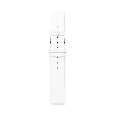 16mm Standard Leather Strap, White-SKB2056