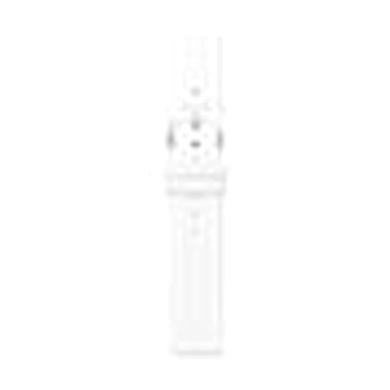 16mm Standard Leather Strap, White-2