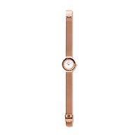 Leonora Rose Gold-Tone Steel-Mesh Watch