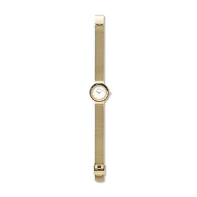 Leonora Gold-Tone Steel-Mesh Watch-1