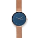 Gitte Rose Gold-Tone Steel-Mesh Watch-SKW2811-sm