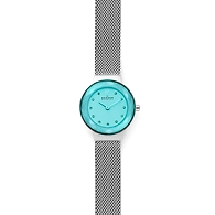 Leonora Steel-Mesh Watch