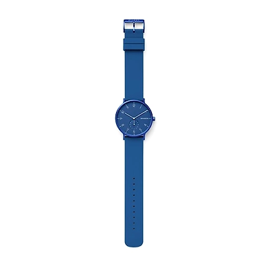 Aaren Kulor Blue Silicone 36mm Watch-1