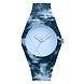 Ladies Blue Case Blue Silicone Watch- W0979L14-sm
