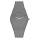 Ladies Grey Case Grey Silicone Watch-1-sm