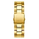 Gents Clear Case Gold Tone Stainless Steel Watch-2-sm