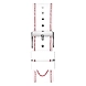 Gents White Case White Silicone Watch-2-sm