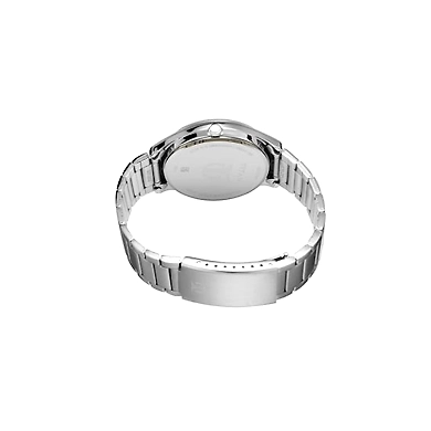 Workwear Watch with Silver Dial &amp; Stainless Steel Strap-1