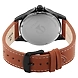 Black Dial Brown Leather Strap Watch-2-sm