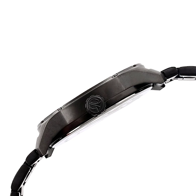 Anthracite Dial Grey Stainless Steel Strap Watch-1