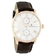 On Trend White Dial Leather Strap Watch-1-sm