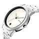 Workwear Watch with White Dial &amp; Stainless Steel Strap-TI124-sm