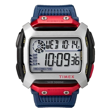 TIMEX COMMAND SHOCK 54MM RESIN STRAP WATCH-Timex141