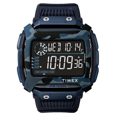 TIMEX COMMAND SHOCK 54MM RESIN STRAP WATCH-Timex143