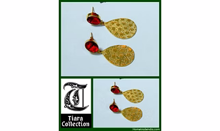 Beautiful Handmade Earrings with semi-precious stones