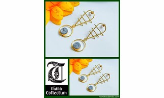 Beautiful Handmade Earrings with semi-precious stones