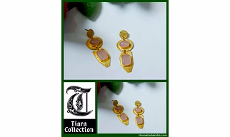 Beautiful Handmade Earrings with semi-precious stones