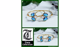 Beautiful Handmade Earrings with semi-precious stones