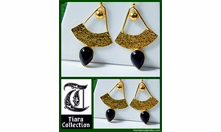 Beautiful Handmade Earrings with semi-precious stones