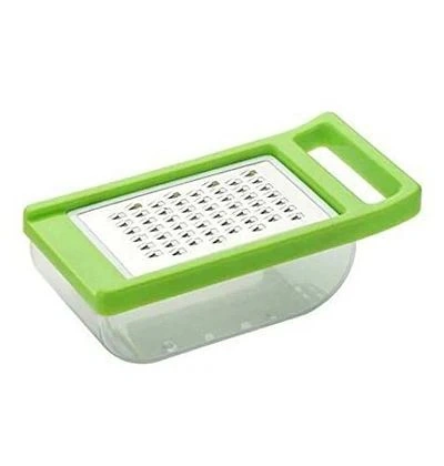 Muhoort Versatile Cheese, Garlic, and Ginger Grater | Slicer | Chopper with Storage Container-0694