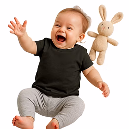 muhoort toddler t-shirt size 1 (0–1 year) | 100% cotton | round neck | half sleeve | regular fit | unisex babywear | soft & breathable | made in india