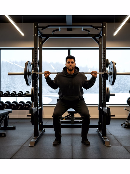 Muhoort Oversized Hoodie | Unisex Regular Fit | 100% Cotton &amp; Premium Looper Fabric | Bio-Washed, Sustainable Inks, Made in India-S-Black-3