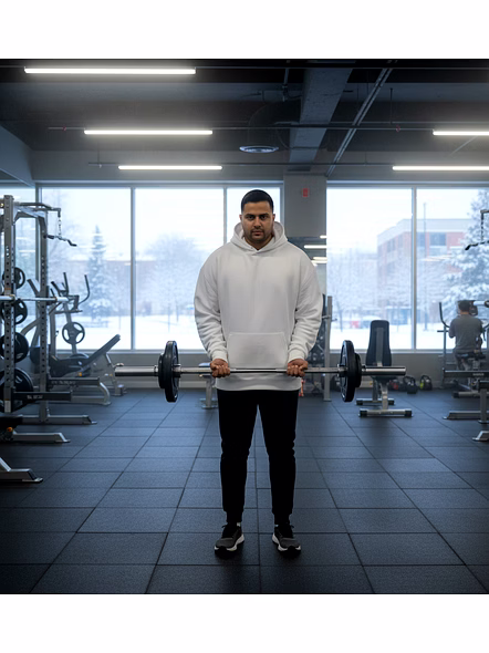 Muhoort Oversized Hoodie | Unisex Regular Fit | 100% Cotton &amp; Premium Looper Fabric | Bio-Washed, Sustainable Inks, Made in India-S-Black-9