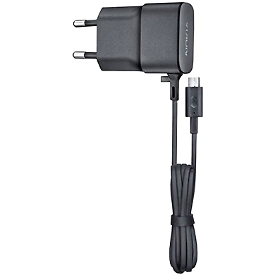 Nokia Micro USB Pin Port 2 Pin Plug Travel Adapter (Black)-1