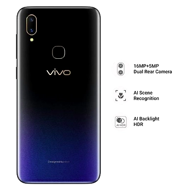 Vivo V11 ( 6GB  Ram)+(  64GB Storage )-Black-6GB - 64GB-2