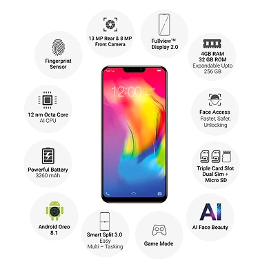 Vivo Y83 ( 4GB  Ram)+(  32GB Storage )-Gold-4GB - 32GB-2