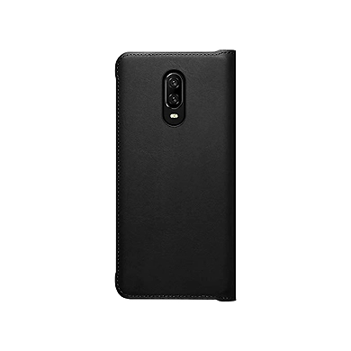 OnePlus 6T Flip Cover (Black)-2