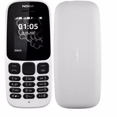 Nokia 105 (Dual SIM, White)-2