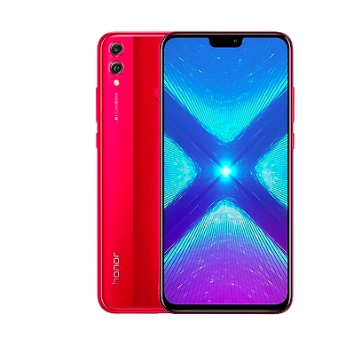 Honor 8X Red Color  (Ram 4GB)+(Storage 64GB)-9002