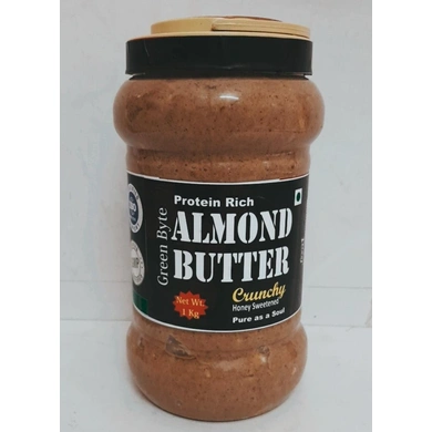 Almond Butter - Crunchy - Honey Sweetened-500 gms-1