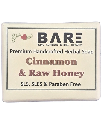 Honey Cinnamon Soap 100GM+-BARESOAPHC