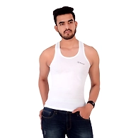 VICTORIA PLUS/FINE VEST WHITE RN ( PACK OF 10 )