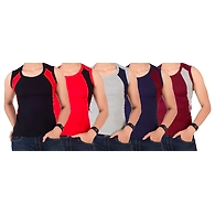 VICTORIA IMAGE GYM VEST DESIGNER NUMBER - 15 ( PACK OF 5 )