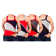 VICTORIA IMAGE GYM VEST DESIGNER NUMBER - 8 ( PACK OF 5 )
