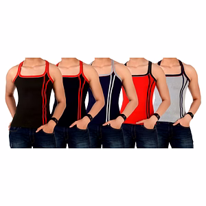 VICTORIA IMAGE GYM VEST DESIGNER NUMBER - 17 ( PACK OF 5 )