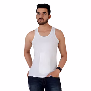 VICTORIA PLUS/FINE WHITE POCKET VEST RN ( PACK OF 10 )